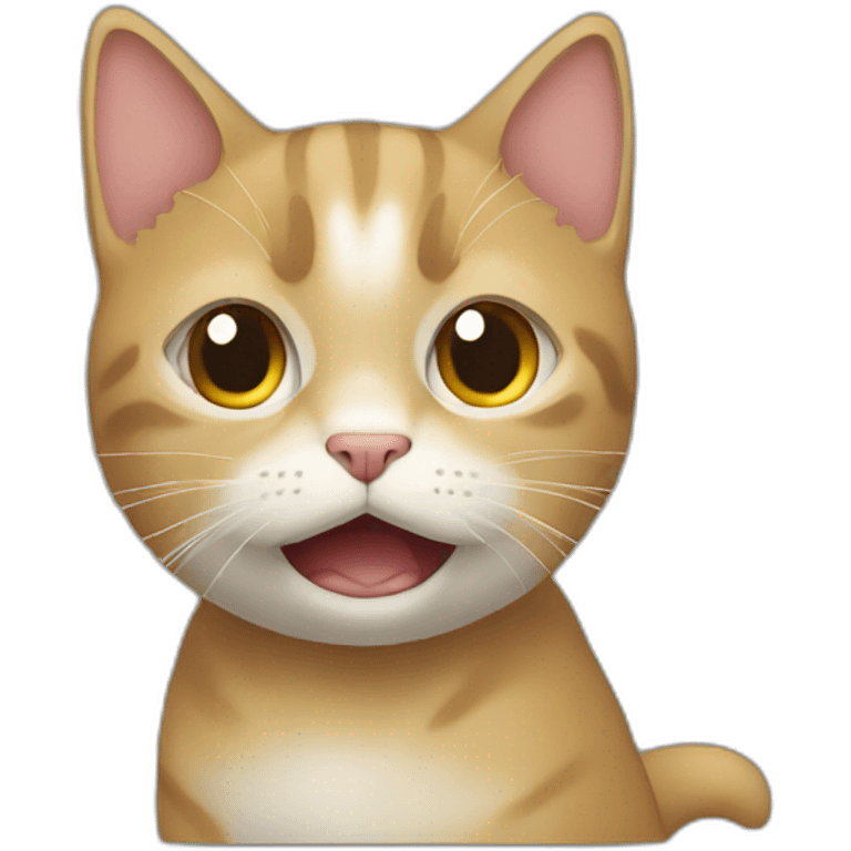 Un chat qui pleure emoji