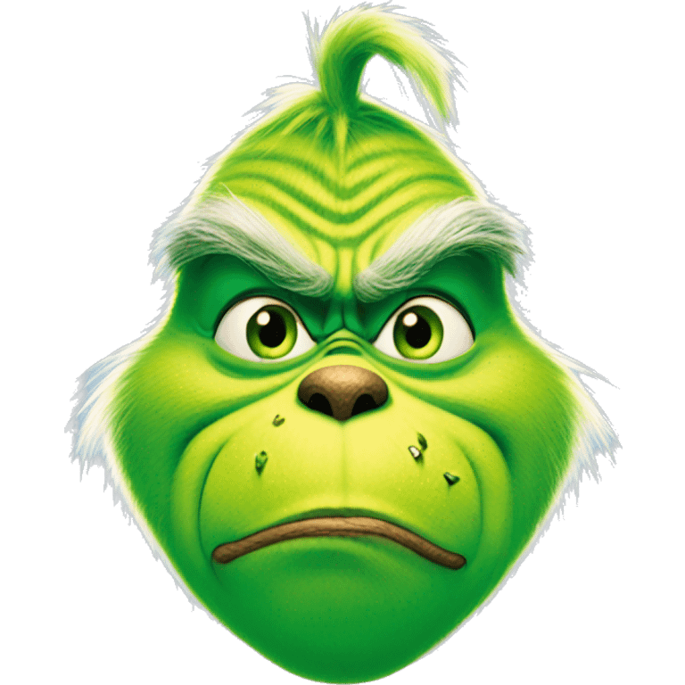 The grinch  emoji