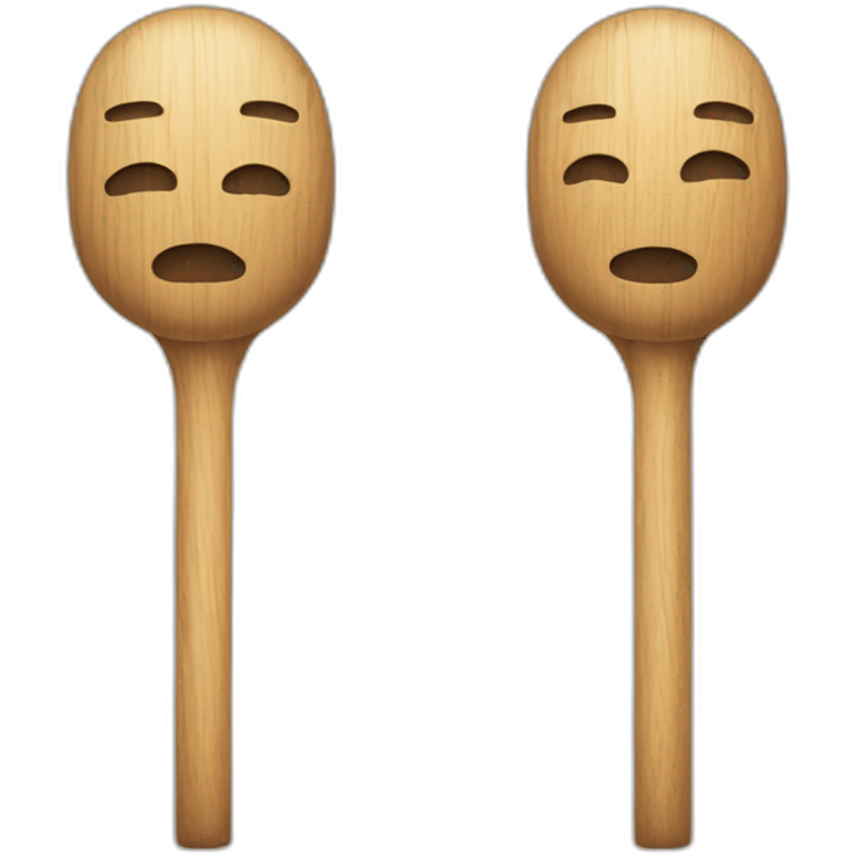 japanese style wooden stick  emoji