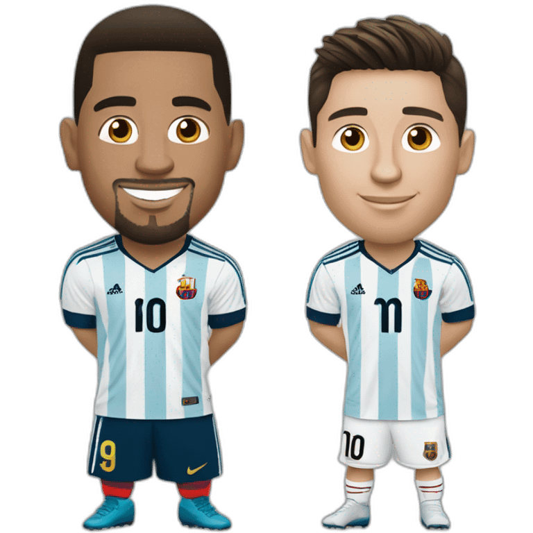 Ronaldo et Messi emoji