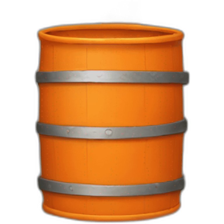 orange barrel emoji