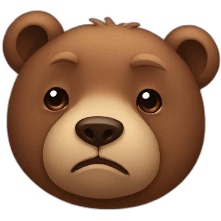 sad Bear emoji