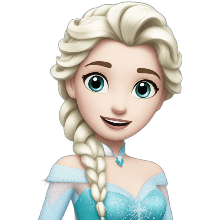 Elsa frozen emoji