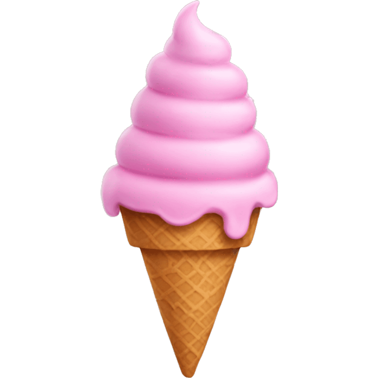 pink ice cream emoji