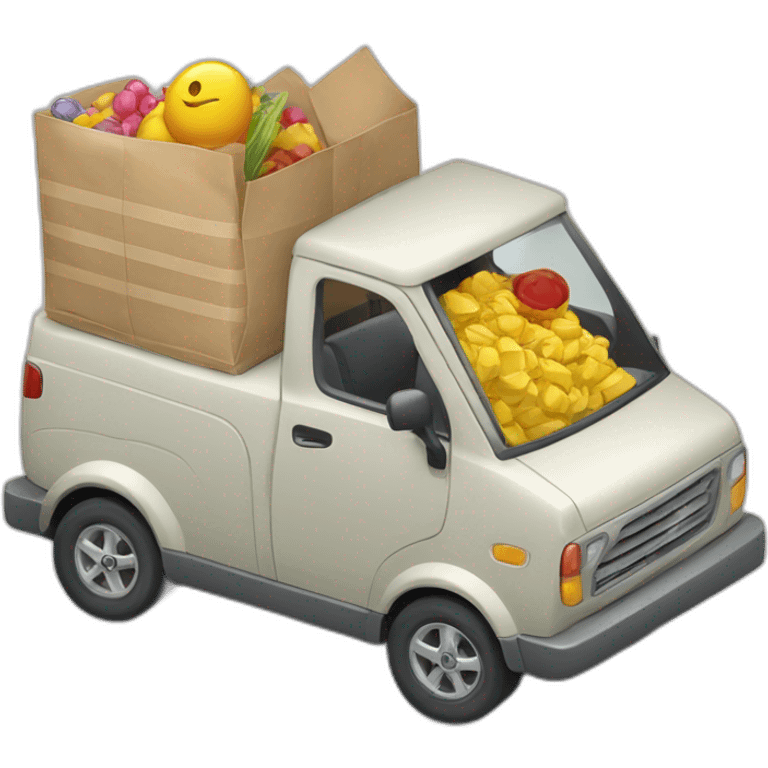 carrinho de compras emoji