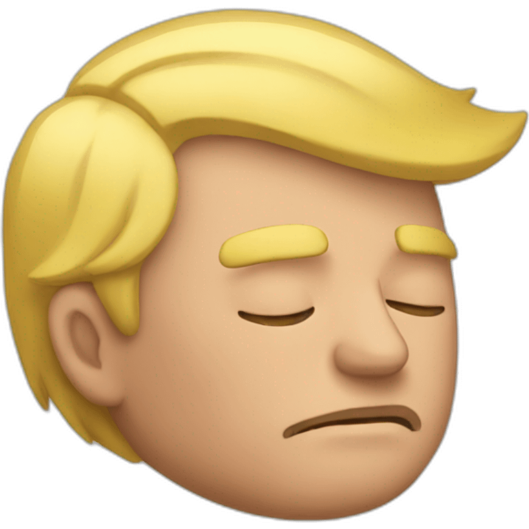 Sleeping-trump emoji