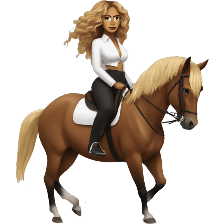 Beyonce on Horse  emoji