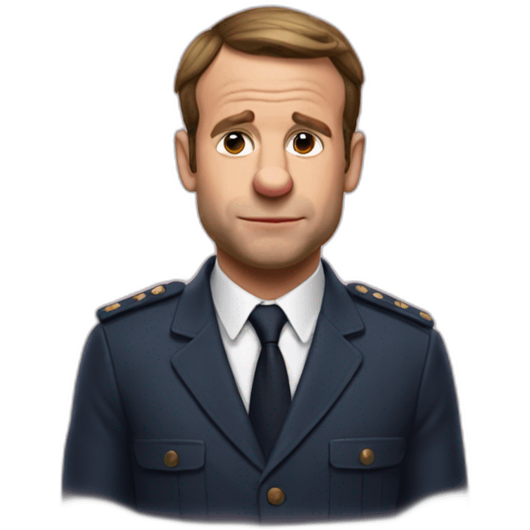 Macron pig  emoji