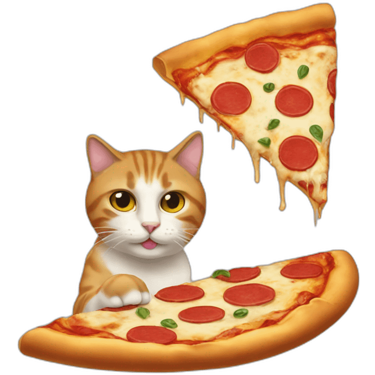 pizza-eat-cat emoji