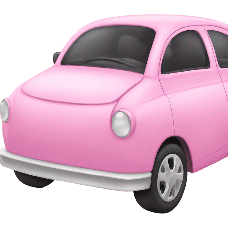 pink car emoji