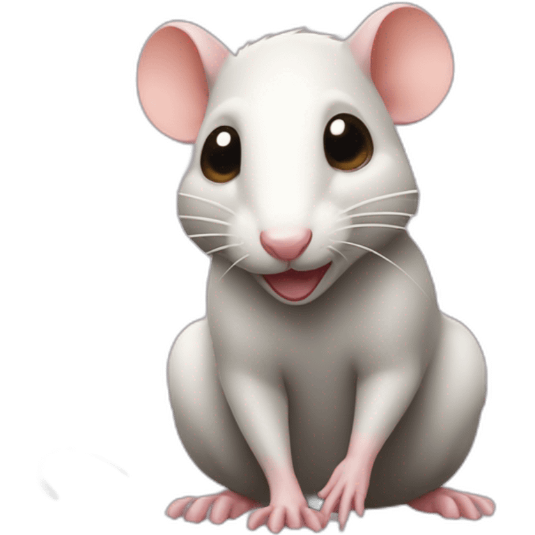 rat qui rigole emoji