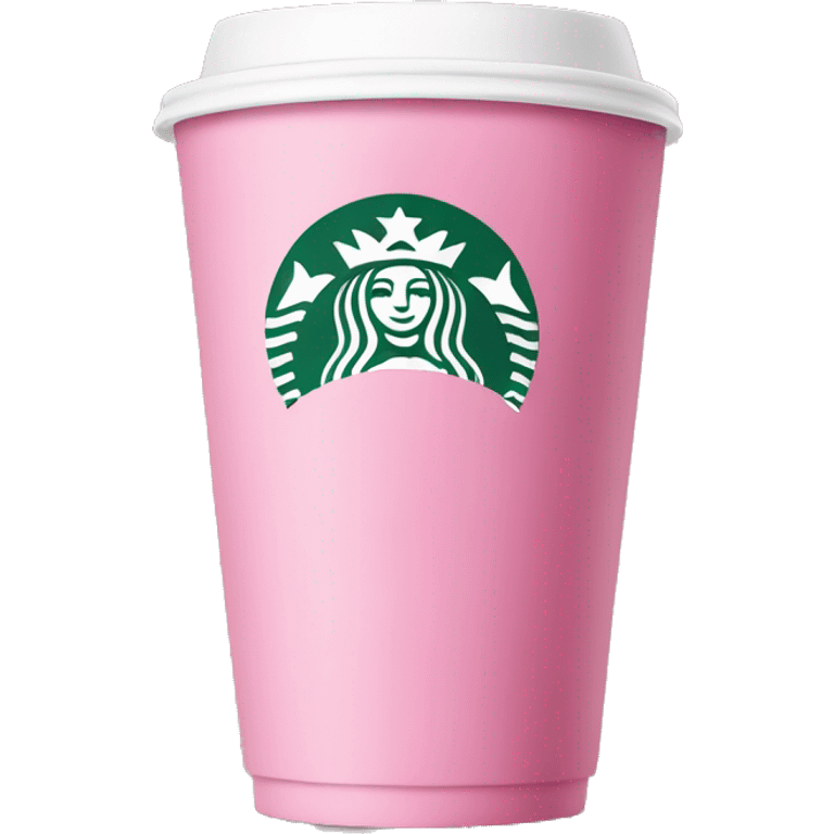 pink starbucks coffee cup emoji