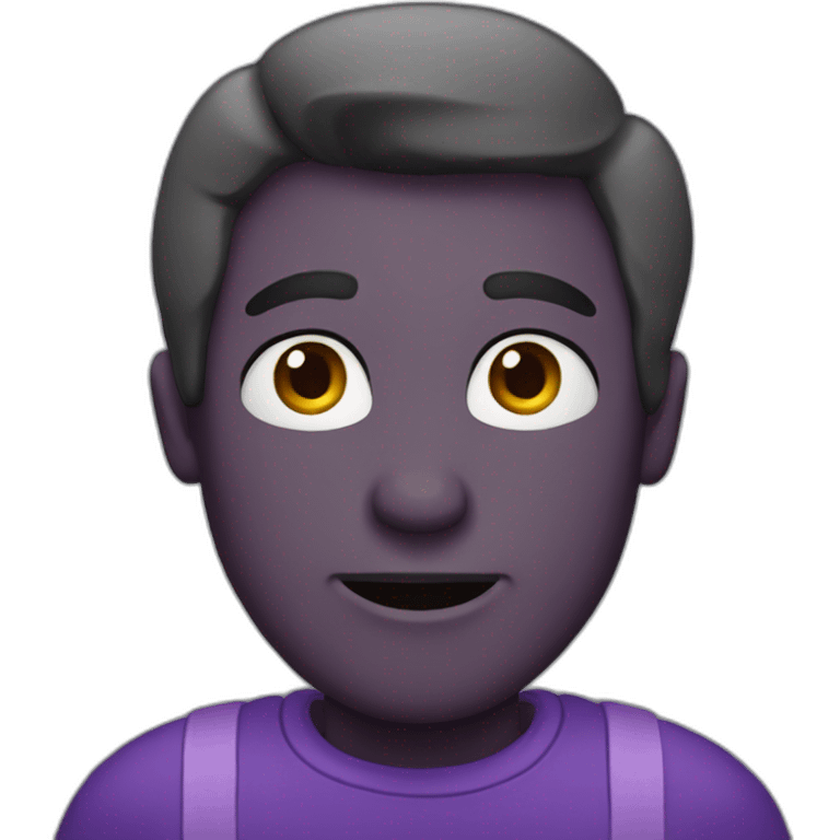 Purpel guy emoji