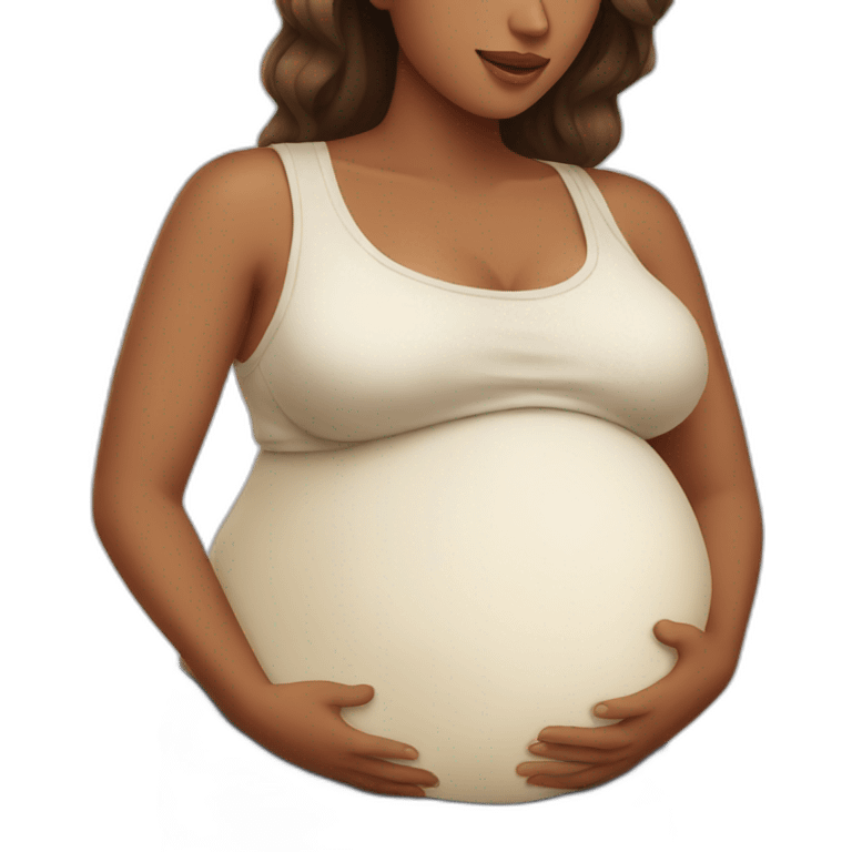 pregnant-stomach emoji