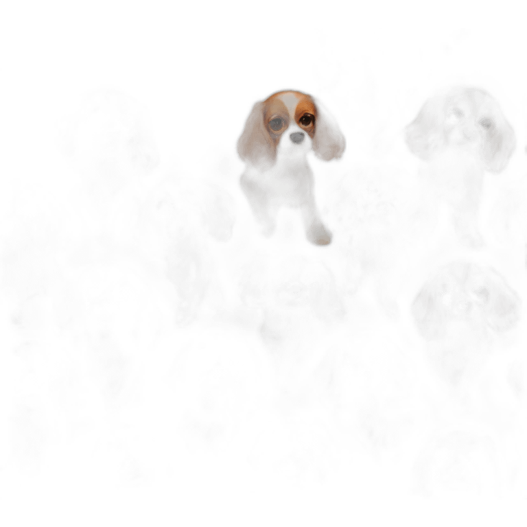 YOUNG RED CAVALIER KING CHARLE HEADS emoji