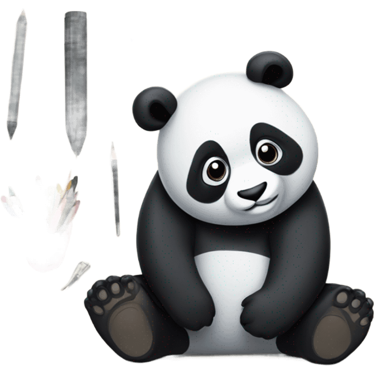 Panda in the studio emoji