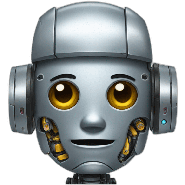 robot with many details emoji