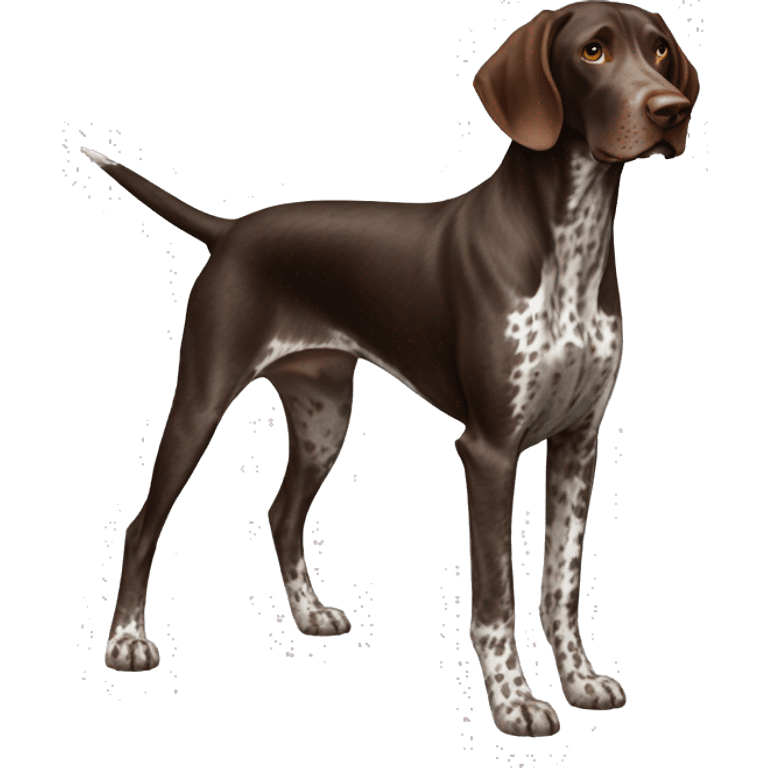 German Shorthaired Pointer Dog Breed Full Body emoji