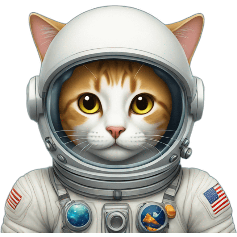 Astronaute cat  emoji