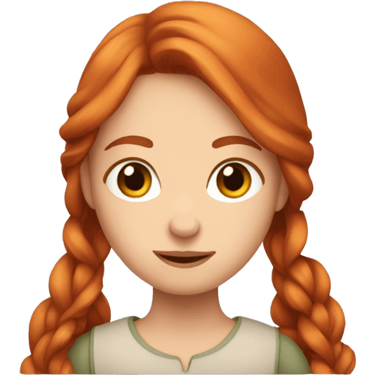 Fille rousse  emoji