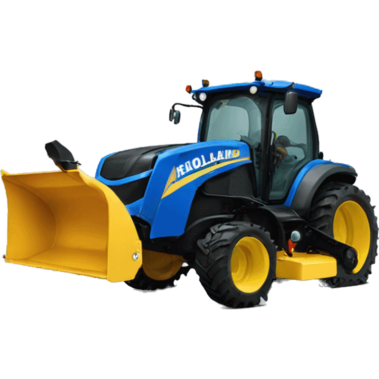 New Holland snowblower tractor  emoji