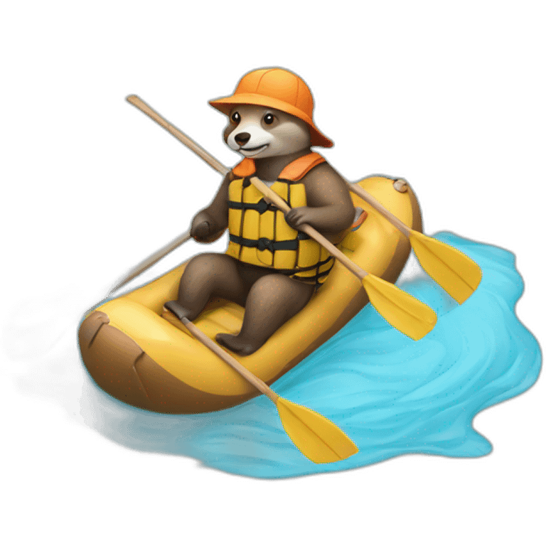 loutre rafting emoji