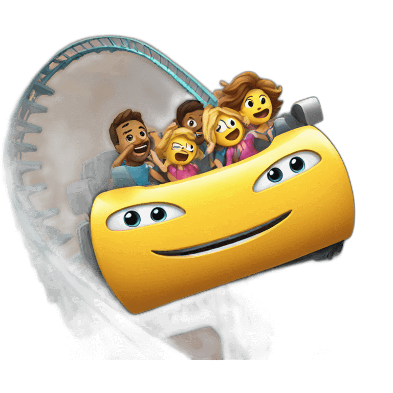 rollercoaster down emoji