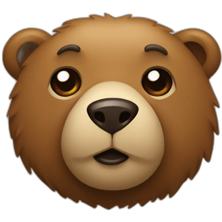 urso com camera emoji