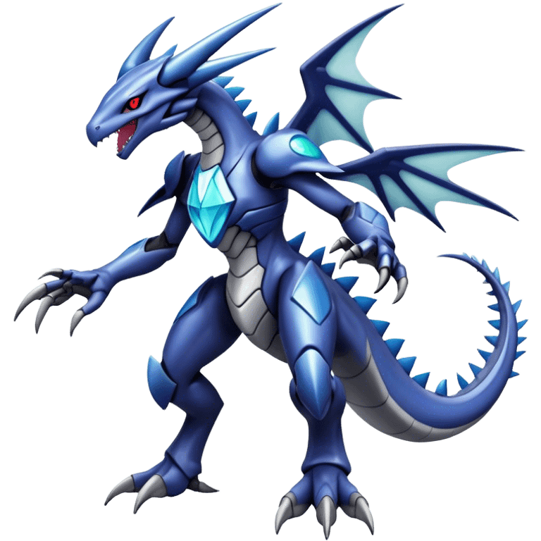  Cool Edgy Shiny Godly Ethereal Digimon-Genesect-Dialga-Reptile-hybrid full body emoji