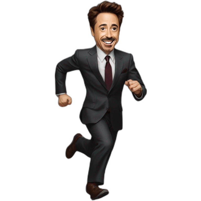 Robert downey junior running emoji