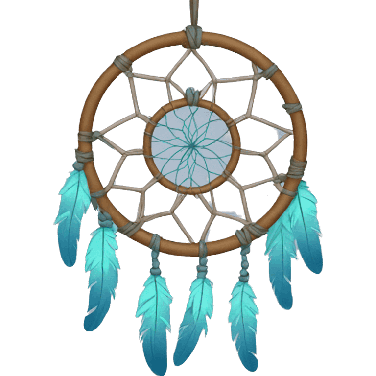 a hanging dreamcatcher  emoji