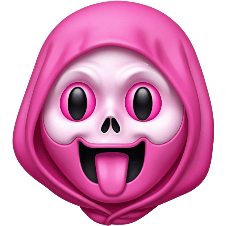 Pink Ghostface  emoji