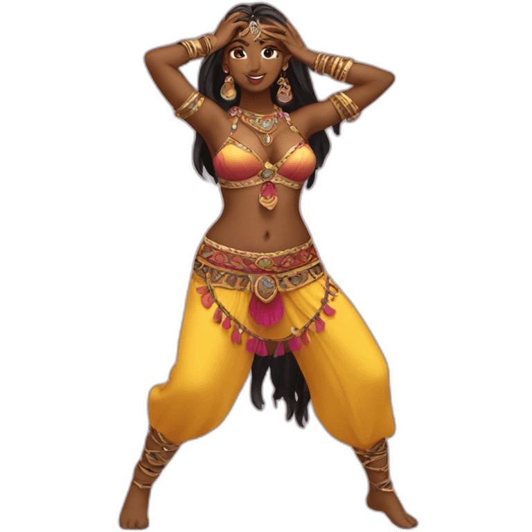 Tribal belly dance emoji