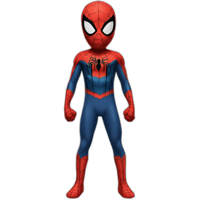 spider man moitié spider man moitié simbiot emoji