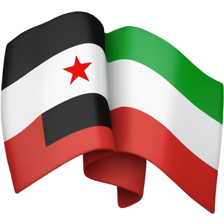 Syrian free flag emoji