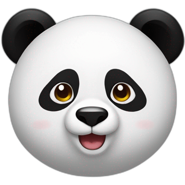 Seeming panda emoji