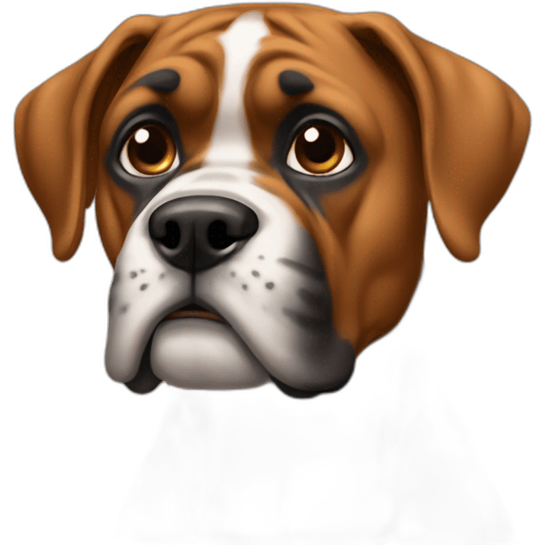 Boxer chien emoji