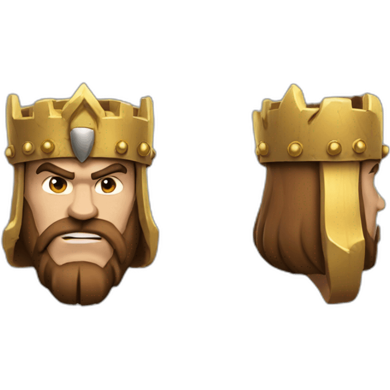 Barbarian king clash of clan emoji