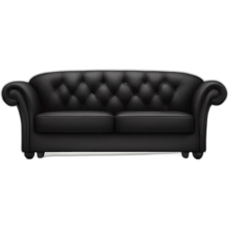 black sofa emoji