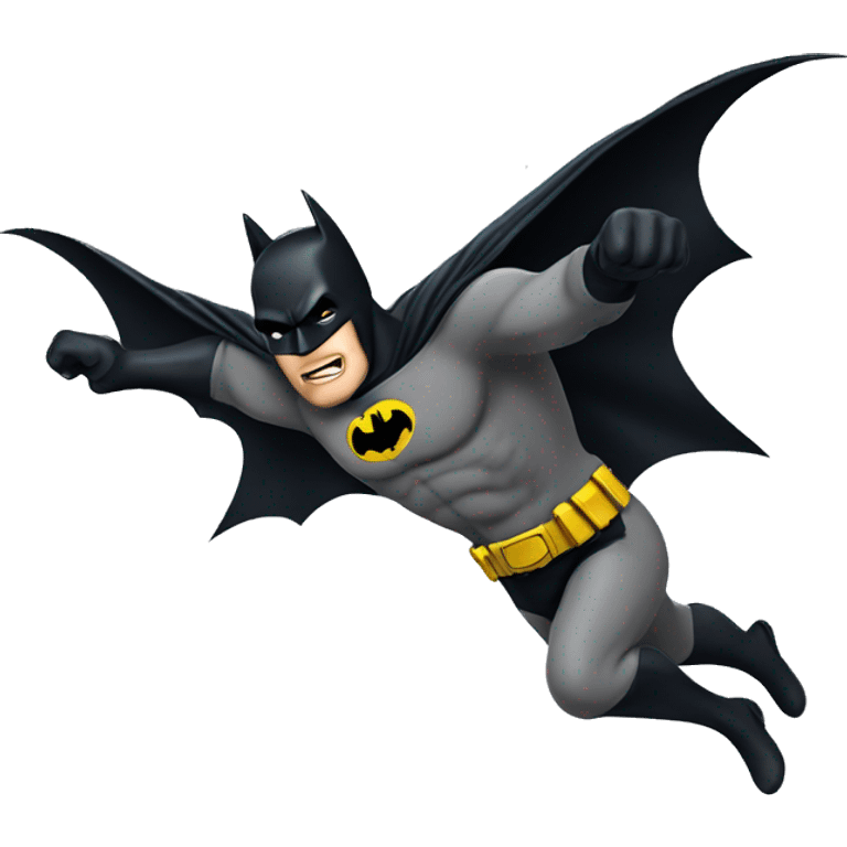 batman flying emoji