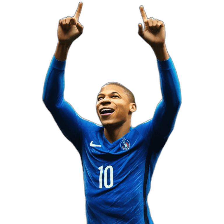 kylian mbappe goal celebration emoji