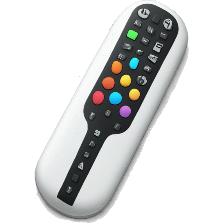 tv remote with billie eilish on the back emoji