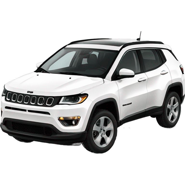 jeep compass white  emoji