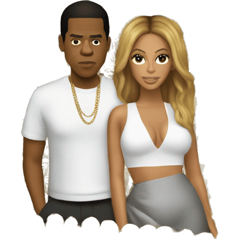 Beyonce and jay-z emoji