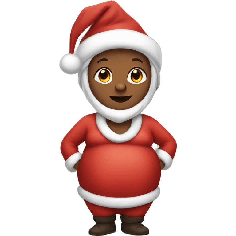 Pregnant Santa  emoji