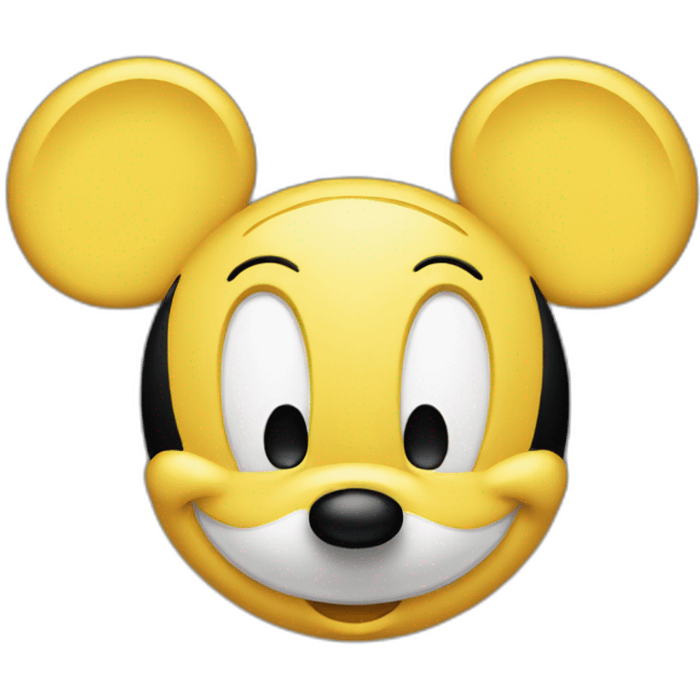 Mickey-Mouse-Yellow emoji