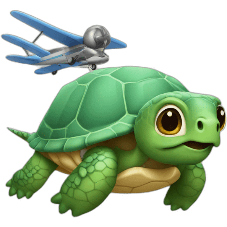 Tortue volant emoji