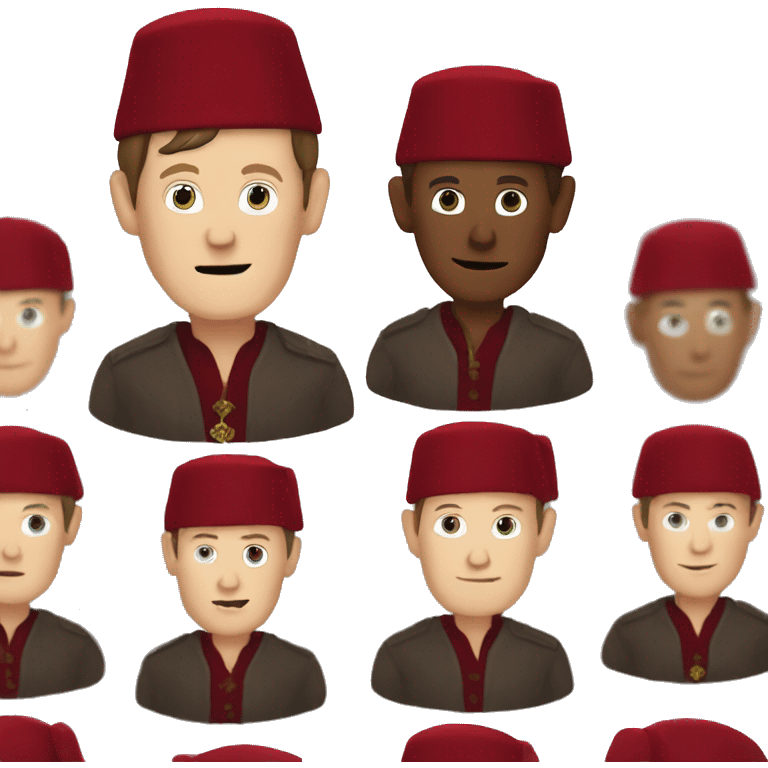 Matt Smith in a Fez emoji