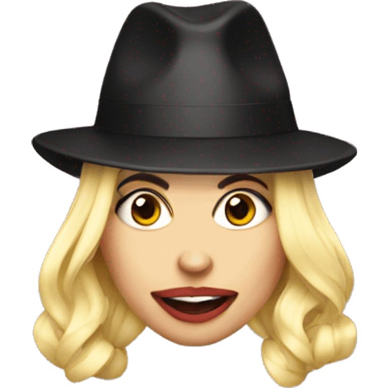 katya eating a hat emoji