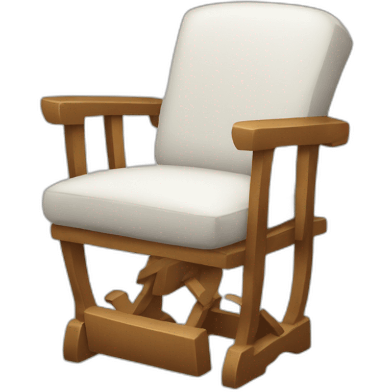 animated chair breaking emoji